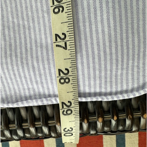 POLO Ralph Lauren Men’s Purple & White University Stripe Slim Fit OCBD - SMALL - Picture 13 of 13